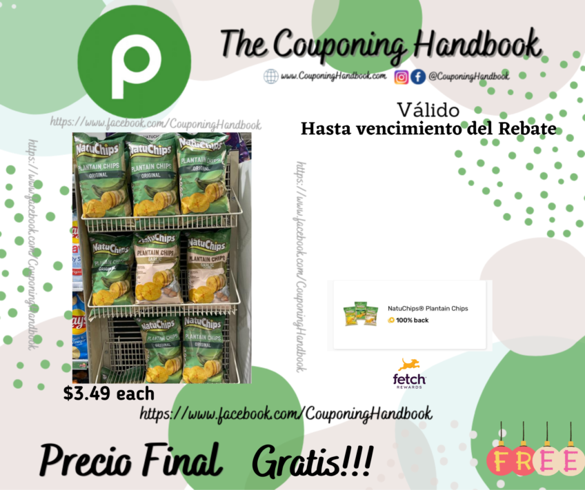 NatuChips Plantain Chips, Original Gratis