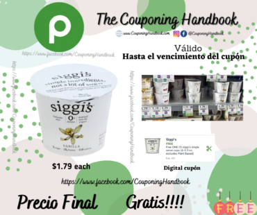 Siggi’s Yogurt, Vanilla 5.3 oz (150 g) Gratis