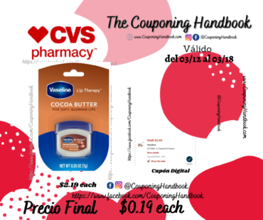 Vaseline Healing Jelly Cocoa Butter a $0.19