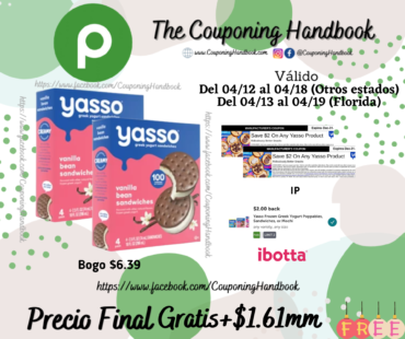 02 Yasso Greek Yogurt Sandwiches, Vanilla Bean, 4 Pack Gratis