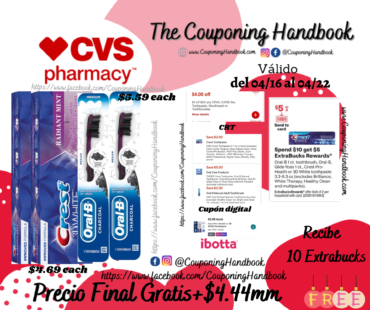 04 productos de crest y oral B gratis mas ganancia