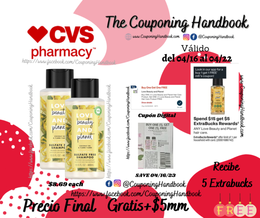 02 Love Beauty & Planet shampoo or conditioner Gratis