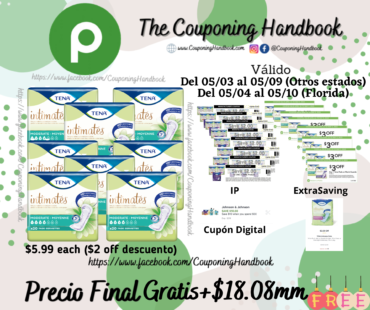 08 Tena Pads Gratis