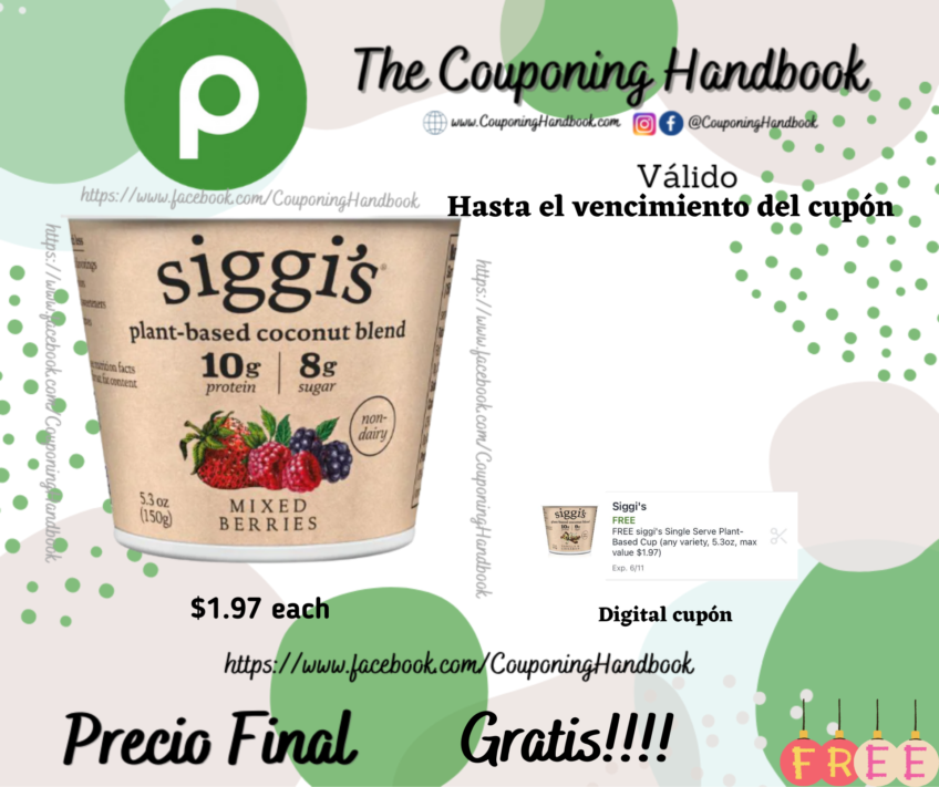 Siggi’s, Plant-Based, Mixed Berries Gratis