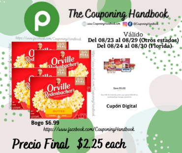 Orville Redenbacher’s Butter Classic Bag a $2.25