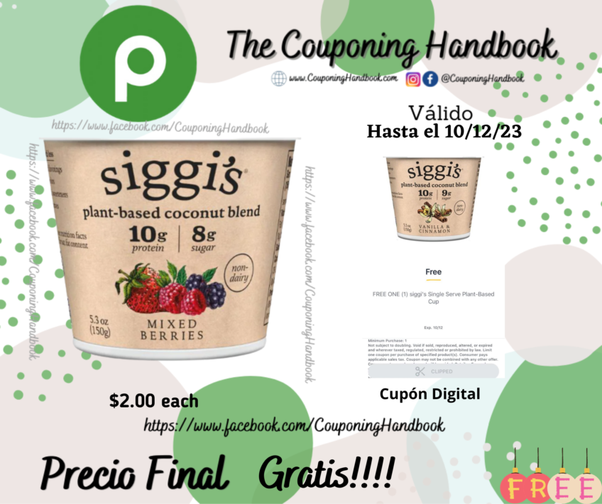 Siggi’s, Plant-Based, Mixed Berries Gratis