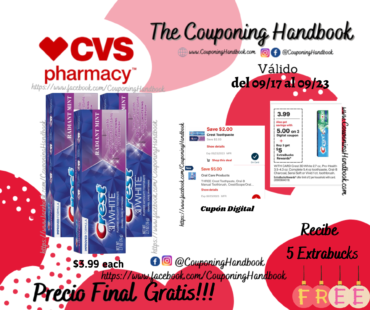 03 Crest 3D White Fluoride Anticavity Whitening Toothpaste Gratis