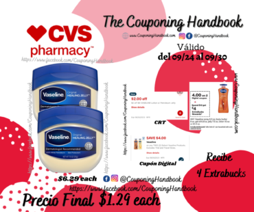 Vaseline Healing Jelly Original, 7.5 Ounces por $1.29