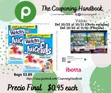 Welch’s Juicefuls Juicy Fruit Snacks, Mixed Fruit por $0.95