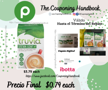 Truvia Sweetener, Calorie-Free, Stevia Leaf por $0.75