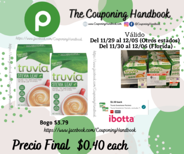 Truvia Sweetener, Calorie-Free, Stevia Leaf por $0.40