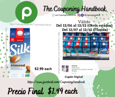 Silk Almondmilk, Original Por $1.49