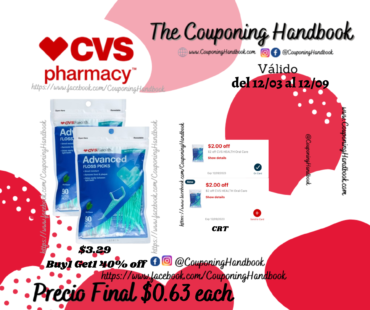 CVS Health Advanced Floss Picks, Mint por $0.63