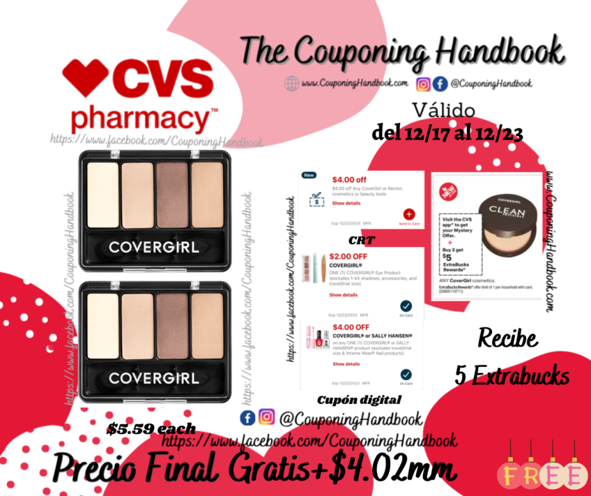 02 CoverGirl Eye Enhancers 4-Kit Eye Shadow Gratis