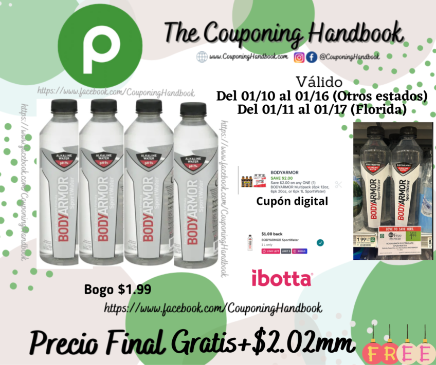 04 BodyArmor SportWater, Alkaline, Electrolytes Gratis