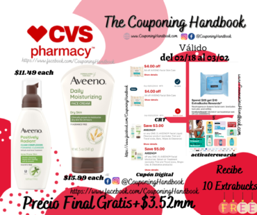 02 productos Aveeno Gratis y con Ganancia