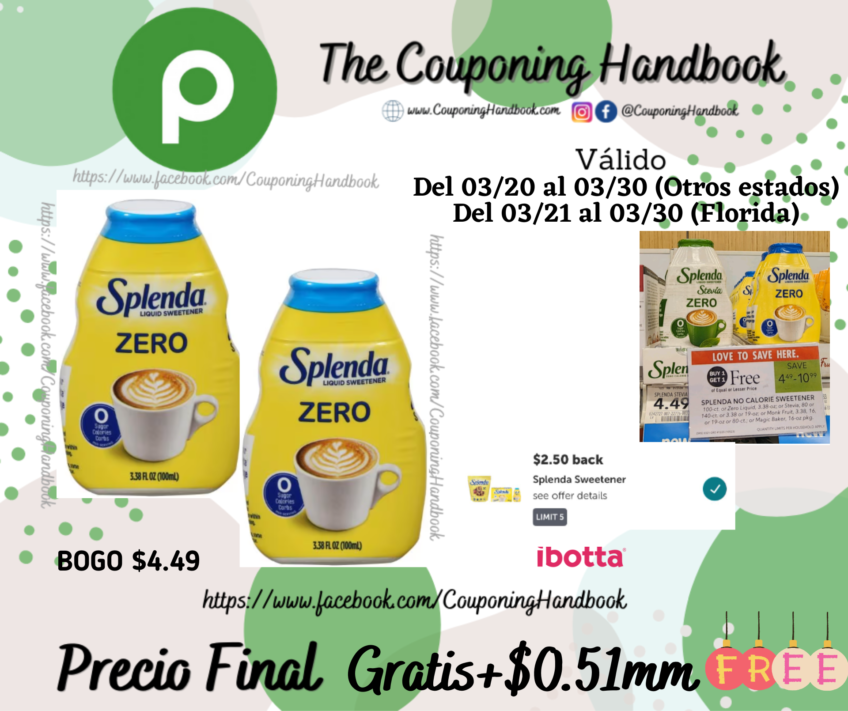 02 Splenda Liquid Sweetener, Zero 3.38 fl oz Gratis