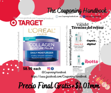 L’Oreal Paris Collagen Moisture Filler Daily Moisturizer – Unscented – 1.7oz Gratis