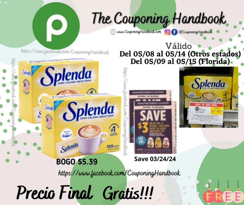 02 Splenda Sweetener, Zero Calorie, Packets 100 packets Gratis