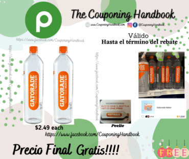 02 Gatorade Water 1L Gratis