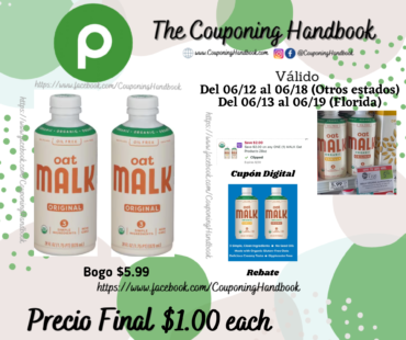 Malk Oat Malk, Organic, Original por $1.00