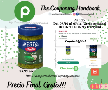 Barilla Pesto Sauce Gratis