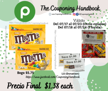 M&M’s Milk Chocolate Candy Sharing Size por $1.38