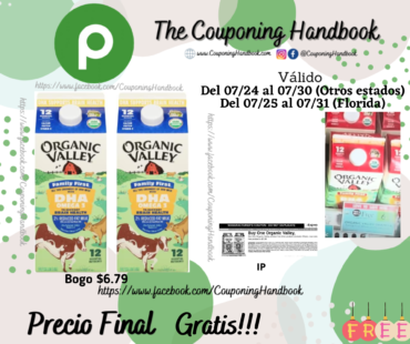 02 Organic Valley Family First Milk, 2% Reduced Fat Gratis