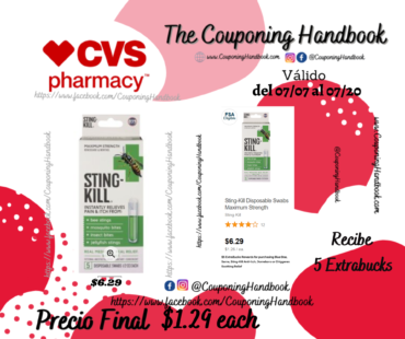 Sting-Kill Disposable Swabs Maximum Strength por $1.29