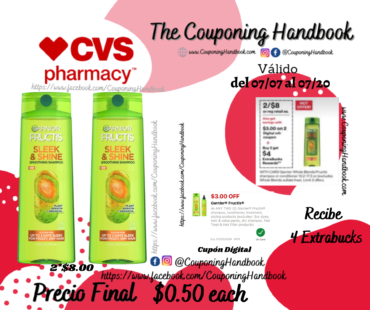 Garnier Fructis Shampoo or conditioner por $0.50