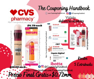 02 Productos Maybelline Gratis