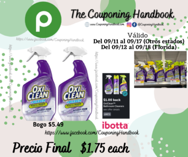 OxiClean Bathroom Stain Remover por $1.75