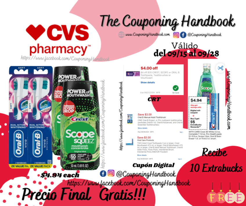 04 Productos Oral Care Gratis