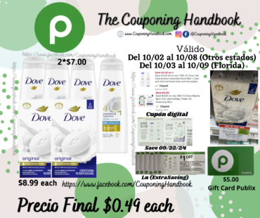 06 Productos Dove por $2.98