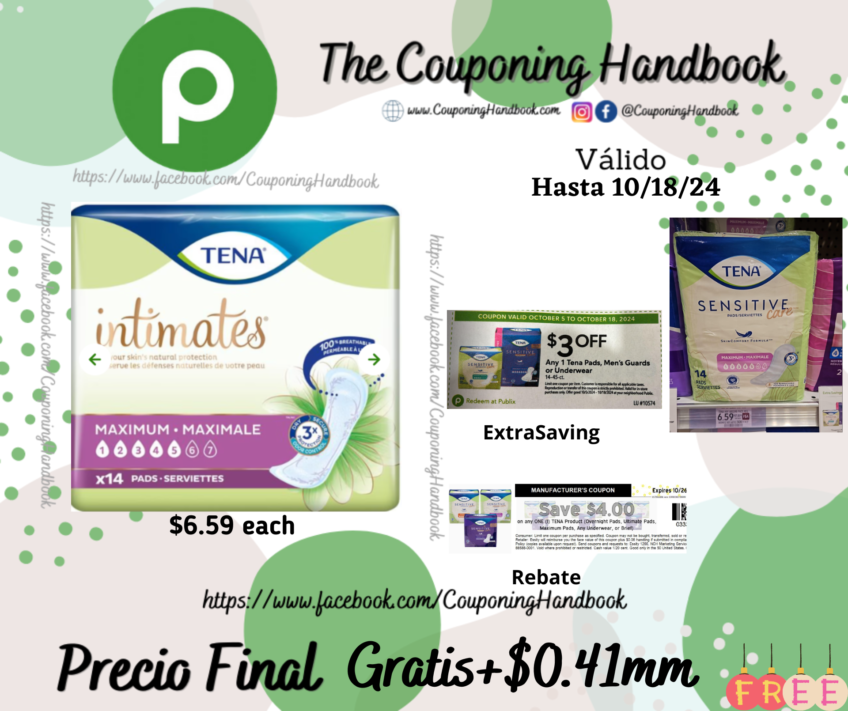 Tena Pads Gratis