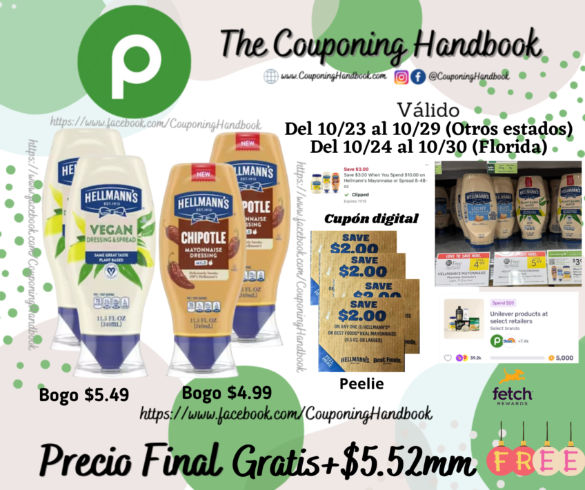 04 Productos Hellmann’s Completamente Gratis