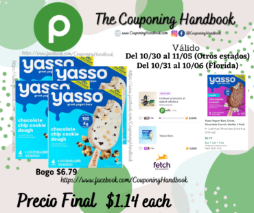 Yasso Yogurt Bars por $1.14