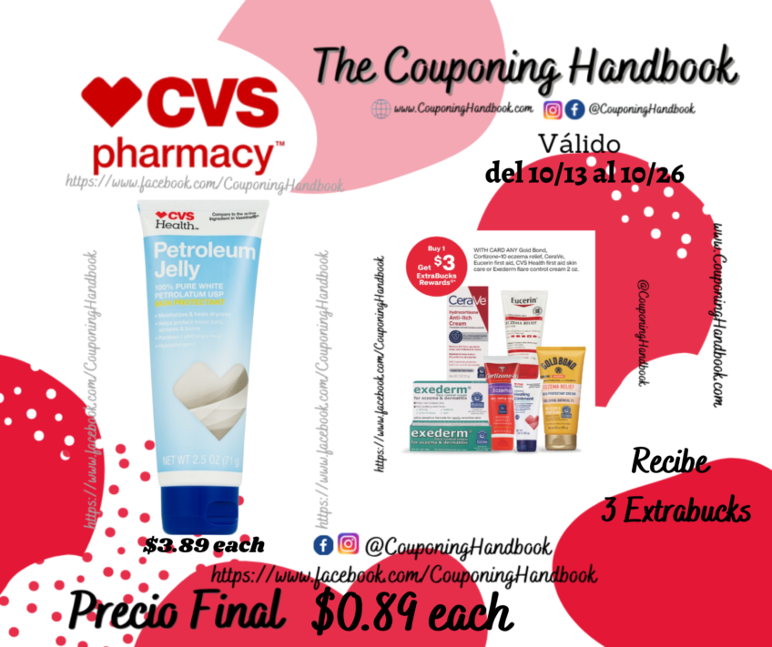 CVS Health Petroleum Jelly por $0.89