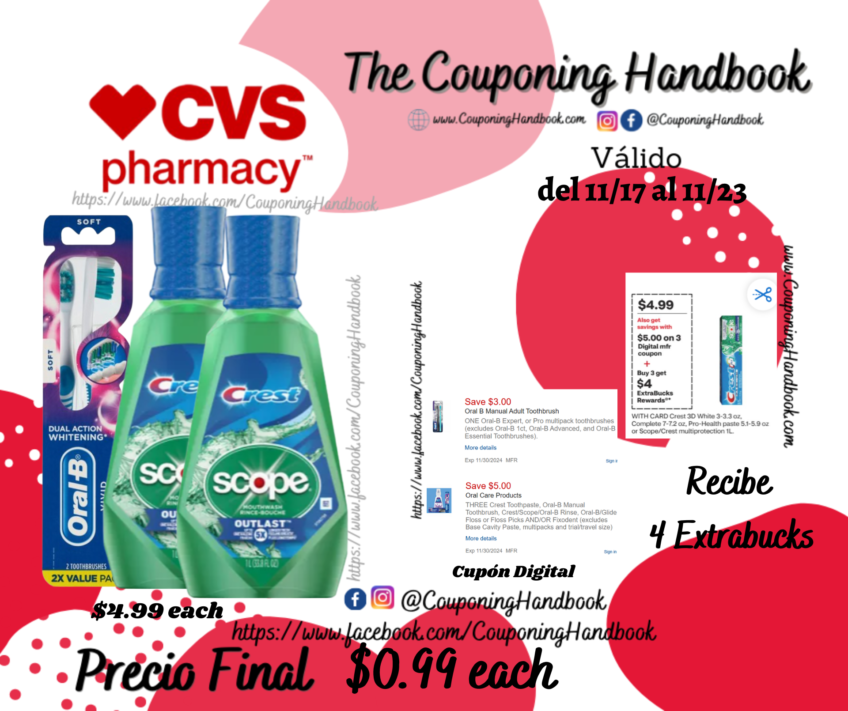 Productos Oral Care por $0.99