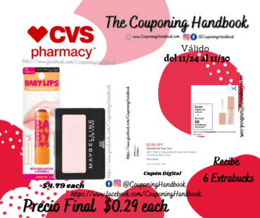 Productos Maybelline por $0.29