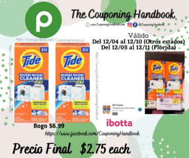 Tide Washing Machine Cleaner por $2.75