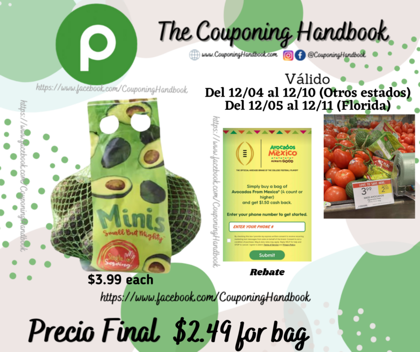 Avocados Hass Minis 6 ct Bag por $2.49