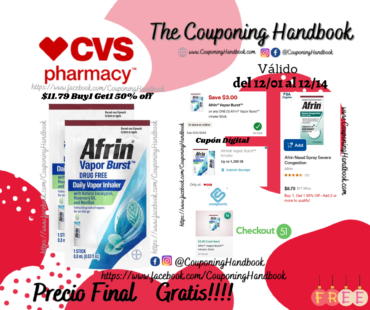 02 Afrin Vapor Burst Vapor Inhaler Gratis