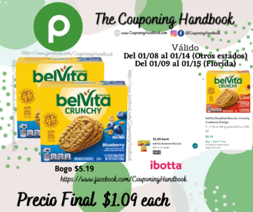 belVita Breakfast Biscuits, Blueberry, Crunchy por $1.09