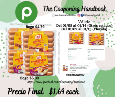 Productos Oscar Mayer por $1.69