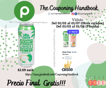 Vita Coco Coconut Juice Drink, with Pulp Gratis